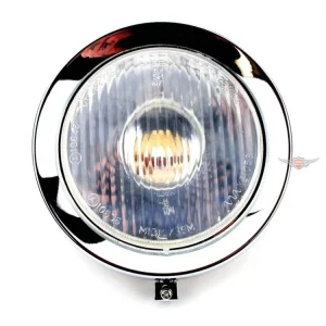 Přední světlo 130 mm chrom pro Zündapp KS 50 GTS C Vrácení Zdarma