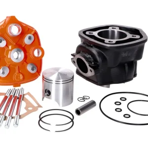 Big Bore sada válce MVT Iron Max 90 ccm, pístní čep 12 mm pro Piaggio/Derbi D50B0 Moderní