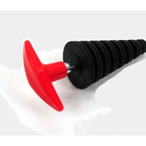 Plastová kuželová zátka 10–35 mm černá/červená pro Zündapp, Kreidler, Hercules, Puch Mokick, Moped Ruční Výroba