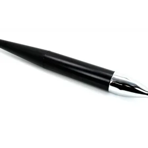 Výfuk doutníkového tvaru, matně černý, chromovaná koncovka, 28 mm, 700 mm, pro Zündapp GTS, KS, Hercules K MK, Kreidler Florett, Puch, Miele, DKW, Rixe Göricke, Griztner, KTM, Horex Levný