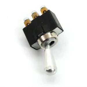 Exkluzivní Přepínač HELLA, páčkový, stříbrný, 3 kontakty, 12,5 mm, pro Hella