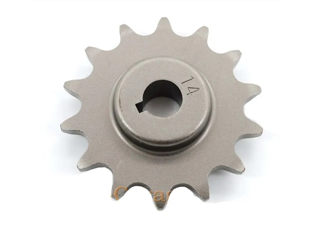 Pastorek zesílený 14 zubů na hřídel 13 mm pro Sachs, Hercules, Miele, KTM, Göricke, Gritzner, DKW Ruční Výroba