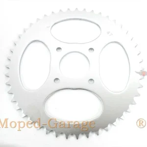 Nakupujte Hned Rozeta Presto hliníková 47 zubů 4 díry pro Hercules Prima 1, 2, 3, 4, 5, 6, MP MF M HR Hobby Rider, P MX SX, Optima Pronto, Presto, Garelli Cross 40, KTM 505, Zündapp A 25 Automatic Type 460-01, 460-02