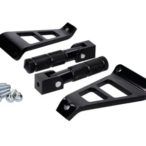 Sezónní Sleva Sada stupaček pro spolujezdce CNC černé pro Beta RR 50 (s držákem)