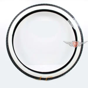 Pneumatika 23 x 2.00 s bílým bokem pro NSU Quickly, Miele K, Zündapp Combinette Bergsteiger M 25, Kreidler Amazone, Hercules 215, 216, 217, 218, 219, 221, 222, Mofa 25 Cenová Bomba