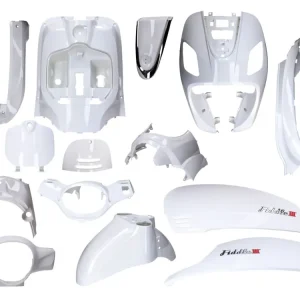 Sada kapotáže 16dílná bílá pro Sym Fiddle 3, modelové roky 2014–2020 Zlevněný