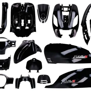 Limitovaná Edice Sada kapotáže, černá, 16dílná, pro SYM Fiddle 3, 2014–2020