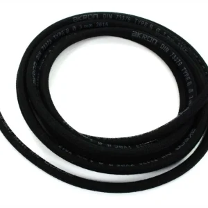 Hadička tkaná 3 mm x 7 mm 3 m černá pro Yamaha, Honda, Kawasaki, Suzuki, Piaggio Sezónní Sleva