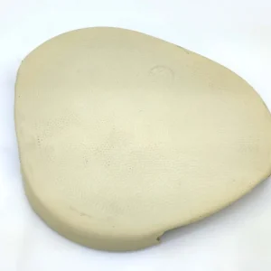 Značkový Potah sedla Denfeld, gumový v barvě slonové kosti, 270x230 mm, pro Zündapp Bergsteiger, Miele, DKW, NSU, Hercules, Puch, Kreidler, Denfeld, BTG NSU