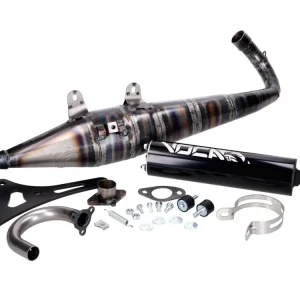 Výfuk VOCA Corse černý Aprilia, Gilera, Italjet, Piaggio 125, 150 2T Akční Cena