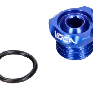 Kup Teď Plnicí zátka oleje VOCA V2 CNC modrá pro Minarelli AM, Generic, KSR-Moto, Keeway, Motobi, Ride, 1E40MA, 1E40MB