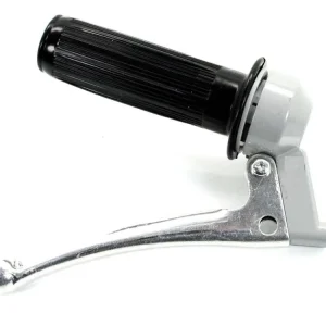 Celosvětová Doprava Plynová rukojeť 22 mm, černý hliník, 105 mm pro Zündapp, Kreidler, Hercules, Puch, DKW, KTM moped, moped, mokick