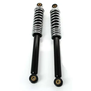 Sada tlumičů 330 mm 8 mm černý chrom pro Zündapp ZD, ZR, ZA, A, X, ZS, Hercules Prima, DKW, KTM, Rixe Expresní Doručení