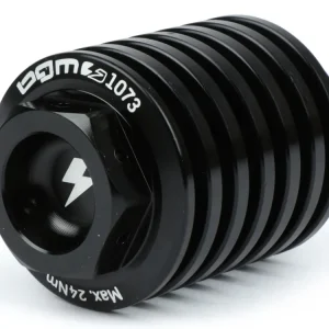 Luxusní Vypouštěcí šroub oleje BGM PRO, CNC, leskle černý pro všechny Piaggio Leader 125–200 ccm, LEM 125–150 ccm, HE 125–150 ccm, IGET 125–150 ccm, Quasar/HPE 250–300 ccm, Master 400–500 ccm