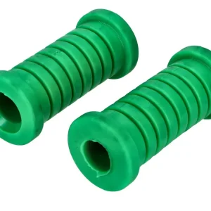 Sada gumových stupaček pro spolujezdce D=35 mm hrana=43 mm celkem=91 mm zelená pro Simson Levný