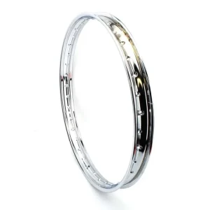 Moderní Chromovaný ráfek 1.35 x 19, 36 děr pro Zündapp Bergsteiger M 50, Mofa 25 Typ 434, Kreidler, Zündapp, Miele, Göricke, Gritzner, NSU, Hercules