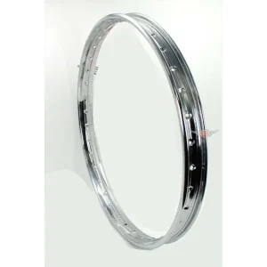 Nová Kolekce Chromovaný ráfek 1,20 x 19 palců, 36 otvorů, vrtání 5,30 mm pro Puch MS, VS, VZ, MV, M, Miele K 50, DKW, Göricke, Gritzner, Sachs, Hercules