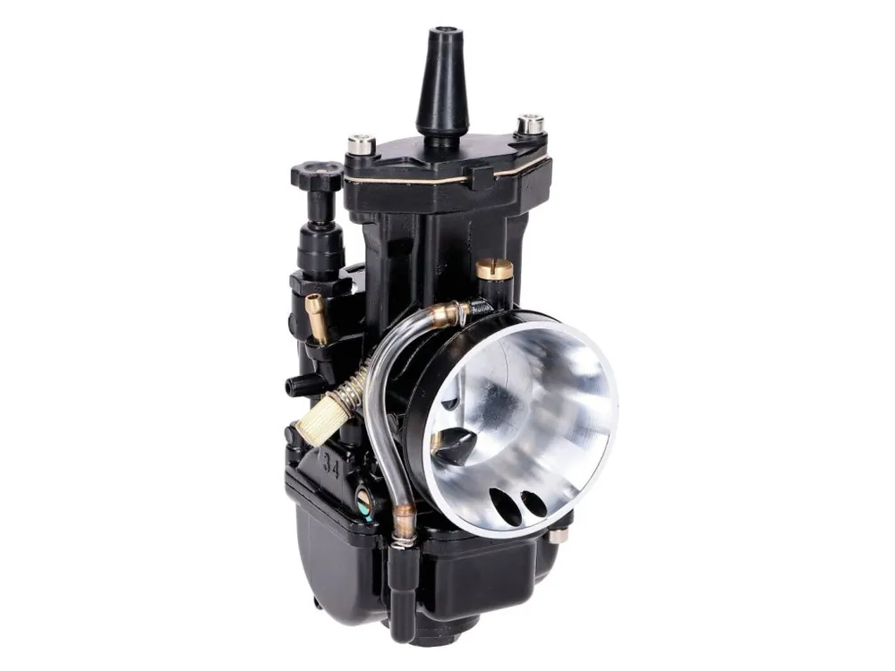Karburátor Naraku Black Edition s plochým šoupátkem V.2 Racing 34 mm Vrácení Zdarma