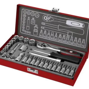 Oblíbený Gola sada sada 31ks, 1/4" + šroubovák s nádstavci FORTUM