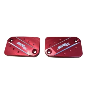 Cenově Výhodný Sada krytek brzdové pumpy, červené, Aprilia SR GT 125 / 200 (typ 125)