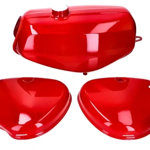 Novinka B-zboží sada palivové nádrže a bočních krytů, červená, pro Simson S50, S51, S70