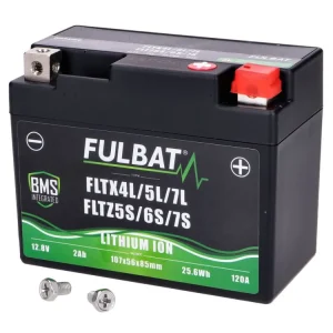 Baterie Fulbat FLTX4L/5L/7L - FLTZ5S/6S/7S Lithiová LiFePO4 12V 2Ah 120A Časově Omezené