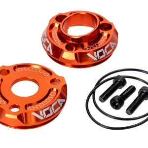 Tovární Cena Zadní koncové víčko tlumiče výfuku Voca Racing oranžová