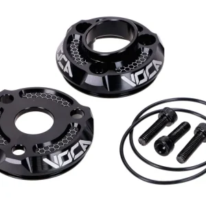 Celosvětová Doprava Koncovka tlumiče výfuku Voca Racing černá