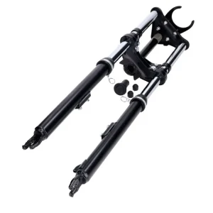 Zlevněný Teleskopická vidlice s černým odpružením 650 mm s držákem blatníku pro Peugeot 103 SP SPX RCX