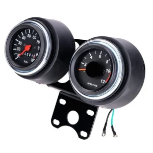 Palubní deska / kokpit s rychloměrem a otáčkoměrem 60 mm pro Zündapp KS, GTS, C 50 Sport, Puch M50 Nejlepší Volba