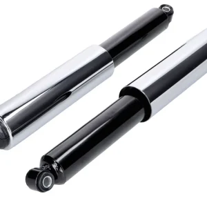 Sada tlumičů s chromovaným krytem 345 mm pro Simson S50, S51, S70, KR51/2, SR4-4, SR50, SR80, Schwalbe, Star Hromadná Objednávka