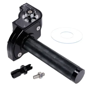 Garance Vrácení Peněz Rychlopal černý CNC pro řídítka 22 mm pro moped, moped