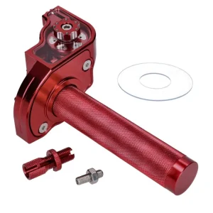 Výprodej Rychlopal červený CNC pro řídítka 22 mm pro Moped, Moped