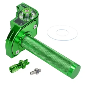 Rychlopal zelený CNC pro řídítka 22 mm pro Moped, Moped Pouze Dnes