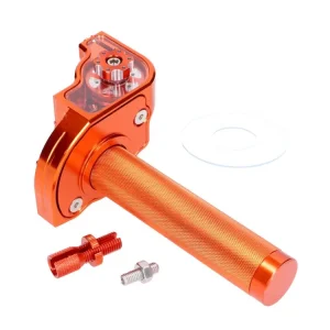Rychlopal oranžový CNC pro řídítka 22 mm pro Moped, Moped Must-Have