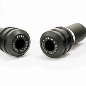 Pádové protektory rámu PUIG VINTAGE 8594N černý s šedou gumou Vrácení Zdarma