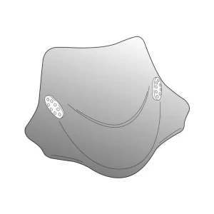 Sezónní Sleva Plexi štít PUIG CITY SPORT 6807H kouřová