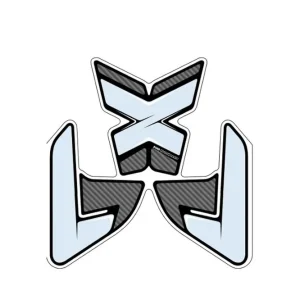 Cenově Výhodný Tankpad PUIG SPECIFIC 9298C karbonový vzhled s boční částí