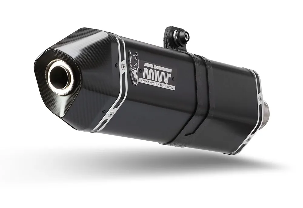 Koncovka výfuku MIVV SPEED EDGE B.008.LRB Černá ocel Velkoobchod