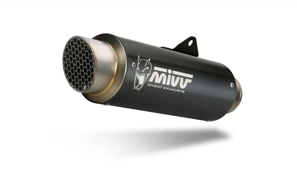 Výfuk kompletní 1x1 MIVV GP PRO S.055.LXBP Černá ocel Ověřený