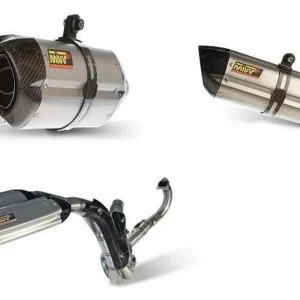 Nová Kolekce Výfuk kompletní 2x1 MIVV SUONO K.041.L7 Nerez \\/ Karbonové víčko