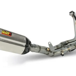 Garance Vrácení Peněz Výfuk kompletní 2x1 MIVV SUONO Y.028.L7 Nerez \\/ Karbonové víčko