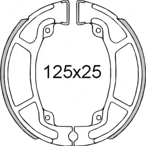 Exkluzivní Brzdové čelisti RMS 225120471