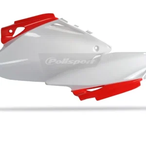 Boční číslové tabulky POLISPORT 8603900001 (pár) červeno CR 04\\/bílá Oblíbený