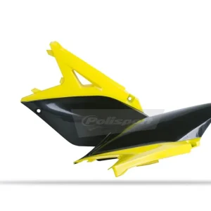 Boční číslové tabulky POLISPORT 8605200001 (pár) žluto RM 01\\/černá Profesionální