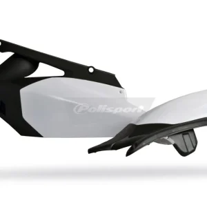 Exkluzivní Boční číslové tabulky POLISPORT 8604400001 (pár) černá\\/bílá