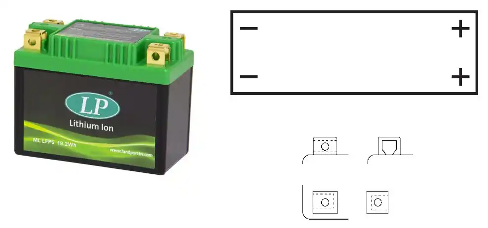 Cenově Výhodný Lithiová baterie LP HONDA NSR 125 R (99-01) rok 99-01