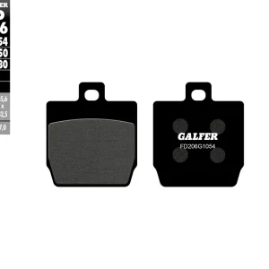 GALFER brzdové destičky KH268 polokovové Odeslání Ihned