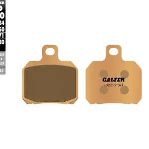 Omezená Nabídka GALFER brzdové destičky KH266 sintrované barva zlatá STREET
