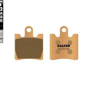 GALFER brzdové destičky KH283 sintrované barva zlatá skútr Nová Kolekce